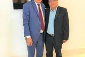 O Governador Wellington Dias e o Prefeito Genival Bezerra. (Foto: ASCOM - Prefeitura Municipal de Joaquim Pires.)