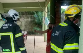 Local da ocorrência em Brasileira (Foto: Piripiri Reporter)