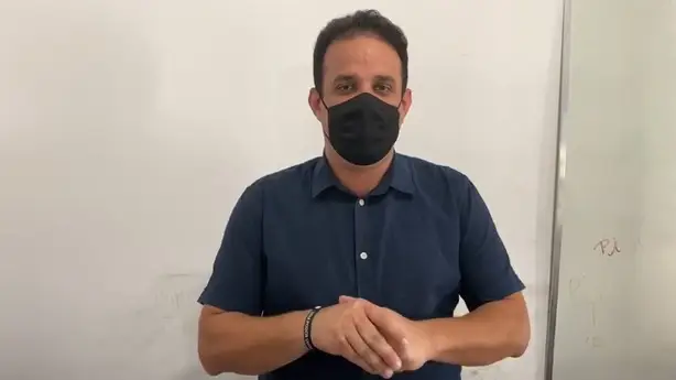 Prefeito de Amarante, Diego Teixeira - Foto: Reprodução/vídeo