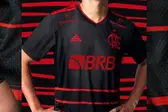 Terceira camisa Flamengo Willian Arão — Foto: Divulgação Flamengo (Foto: Globo Esporte)