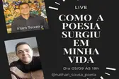Live literária de Nathan Sousa e Irlam Teixeira- foto divulgação (Foto: )