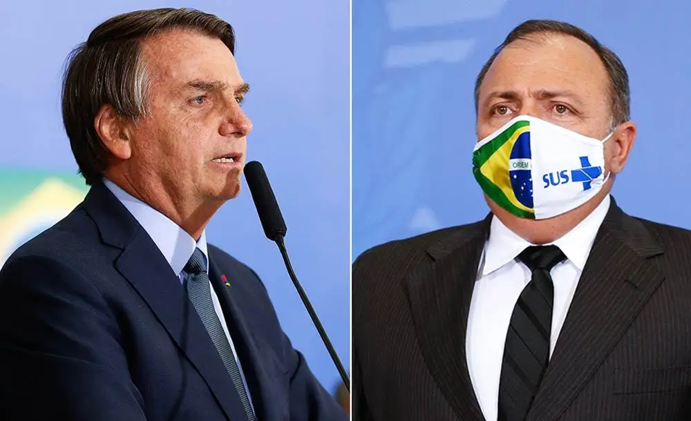 Guerra da vacina: o presidente Jair Bolsonaro desautoriza o ministro da Saúde, Eduardo Pazuello, e suspende a compra da chinesa CoronaVac