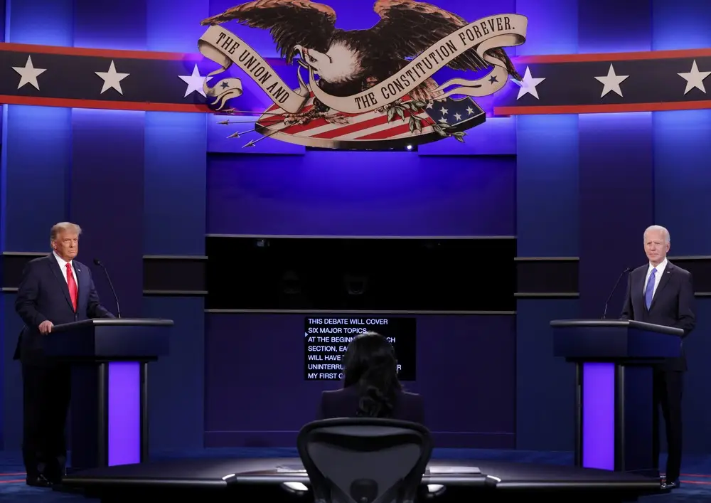 último debate entre Joe Biden e Donald Trump