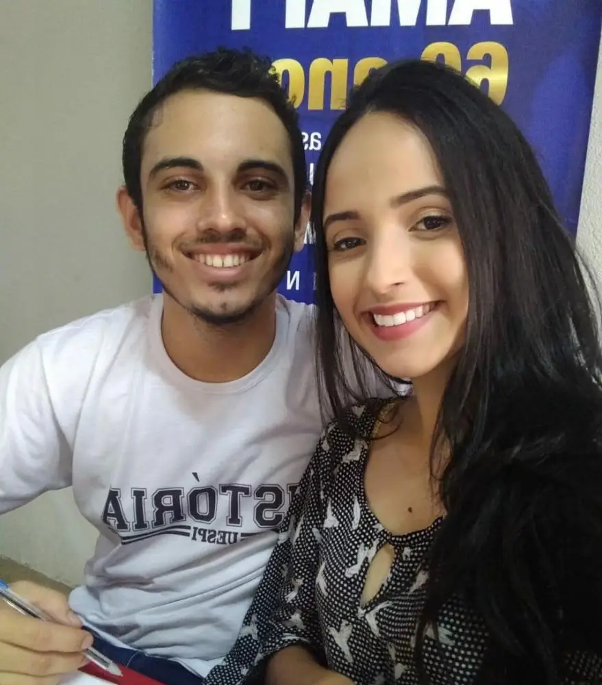 Alunos Arianny Dantas e Carlos Daniel - Foto: Divulgação