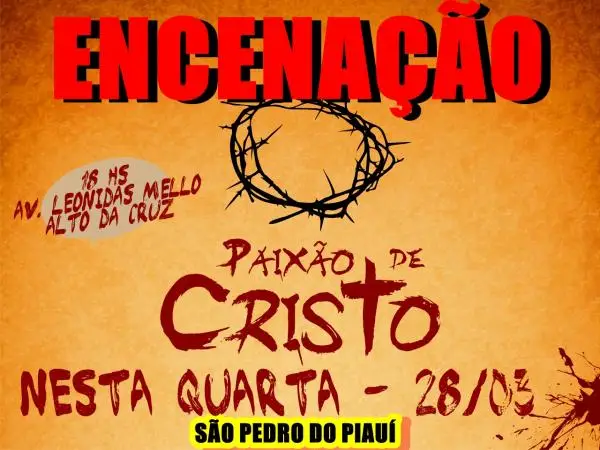 A peça teatral será apresentada na avenida Leônidas Mello