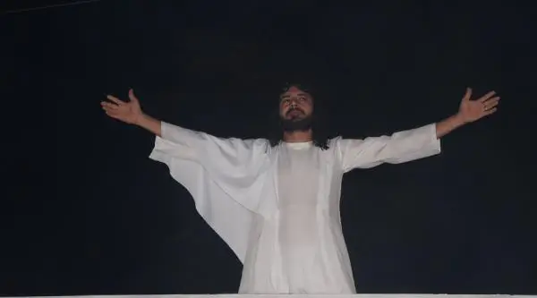 encenação do drama da Paixão de Crist