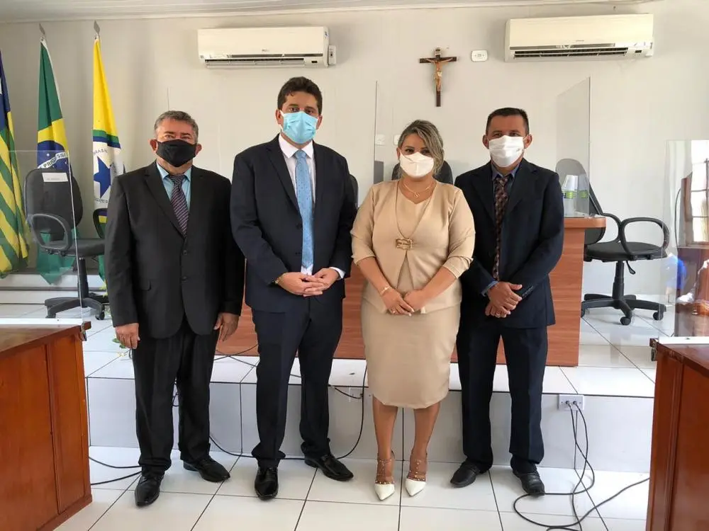 Nova  mesa diretora da Câmara Municipal de Brasileira