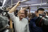 Geraldo Alckmin Trem Aeroporto SUAMY BEYDOUN / Estadão Conteúdo (Foto: R7.com)