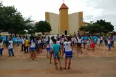 Jovens da Escola Idália de Brito  (Foto: Ascom)