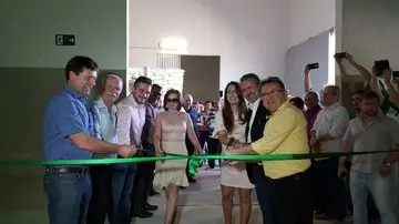 Merlong prestigia inauguração da primeira indústria de beneficiamento de grãos de trigo do estado, (Celina Honório)
