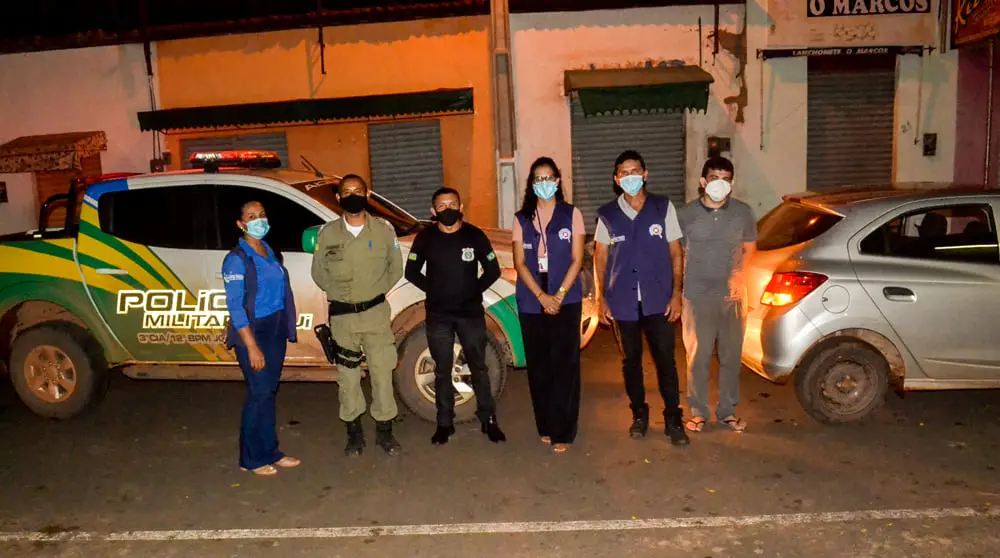 Vigilância Sanitária Municipal e GPM.