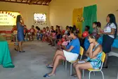 roda de conversa com as mãos do Programa Criança Feliz (Foto: Ascom)