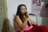 Prefeita Doquinha na Rádio Luzes FM (Foto: Ascom)