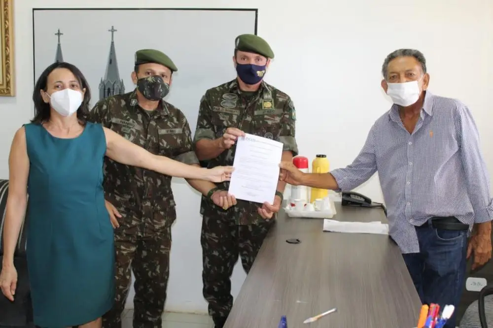 Gil Paraibano passou a ser Presidente da 083 Junta de Serviço Militar. (Foto: Isael Pereira).