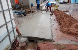 Melhorias nas ruas de DEL (Foto: ASCOM )