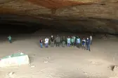Caverna Gigante em São João da Canabrava PI (Foto: Desbravadores do Geopark)