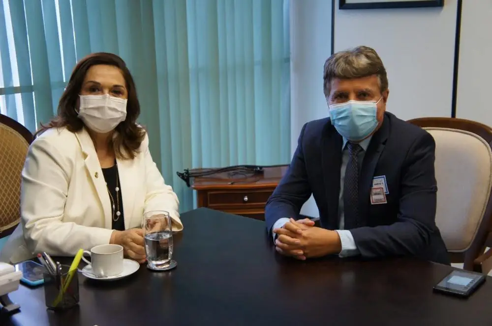 Prefeito João Luiz e Senadora Eliane Nogueira