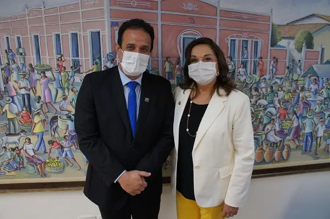 Prefeito Diego Teixeira e Senadora Eliane Nogueira