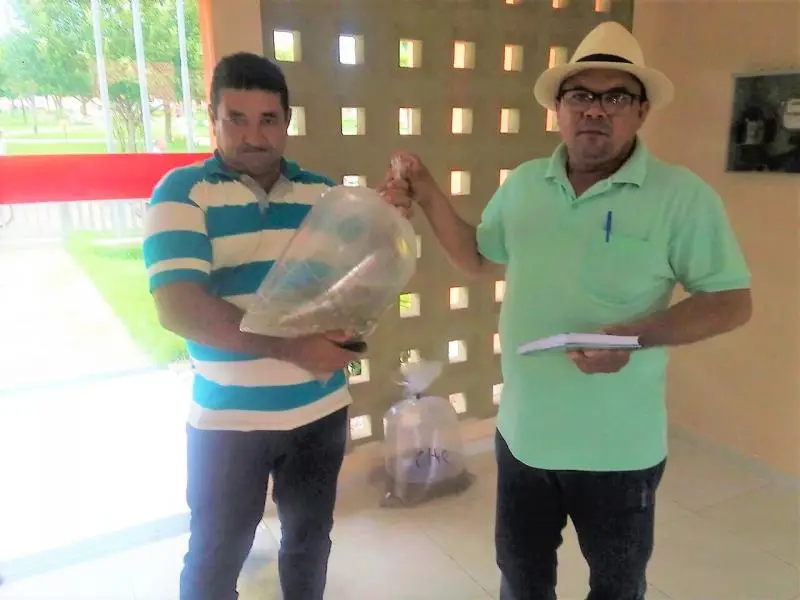 Vereador Zé Bezin e o Sec. de Agricultura Francisco Farias.