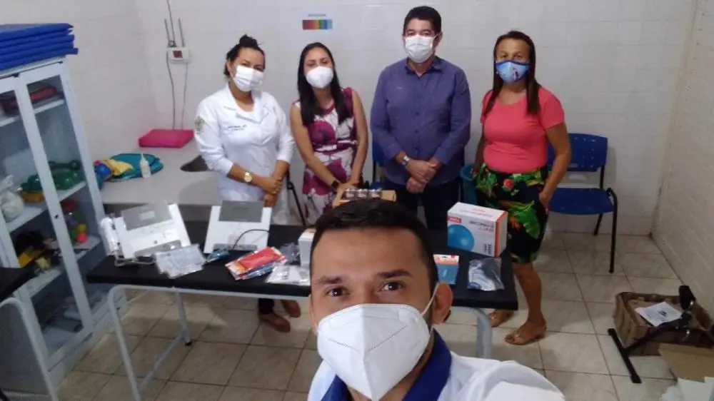 Entrega de equipamentos 