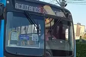 ônibus aceitamos xerecard (Foto: Metrópolis)