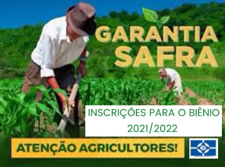 Inscrições para o Garantia Safra