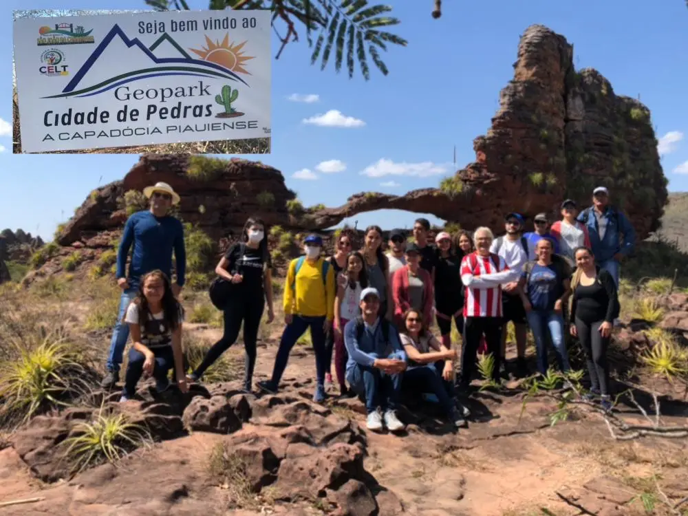 Visitantes no Geopark Cidade de Pedras