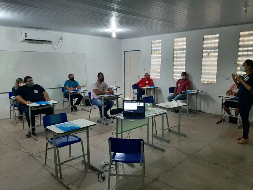 Capacitação com motoristas da saúde 