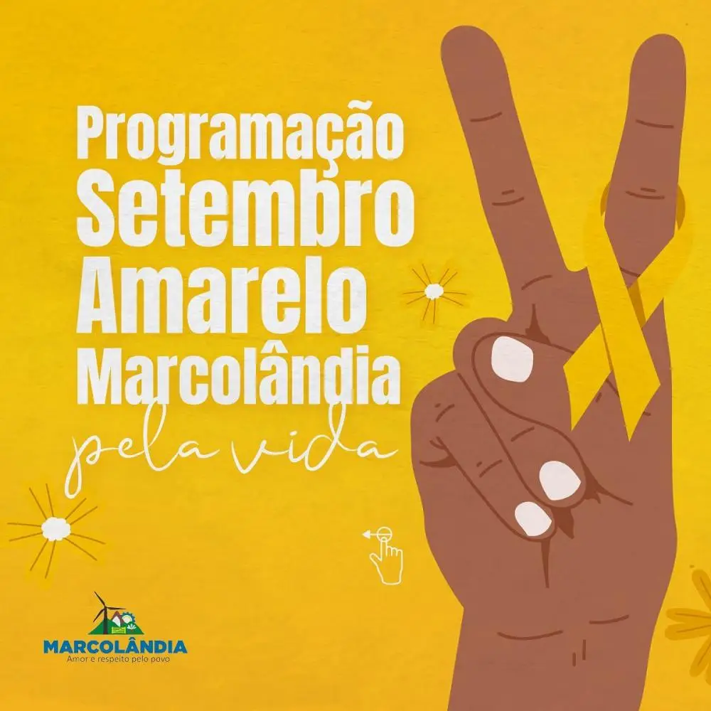 Campanha Setembro Amarelo Marcolândia 
