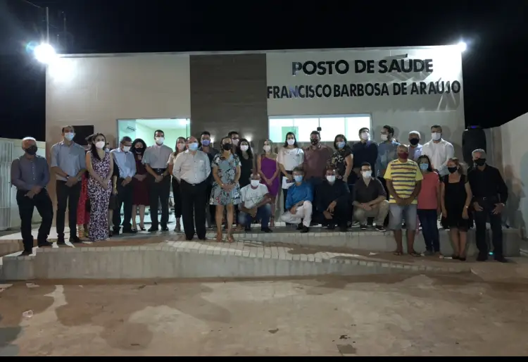 Inauguração do posto de saúde