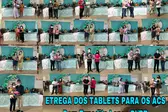 Entrega de tablets para os ACS (Foto: ASCOM)