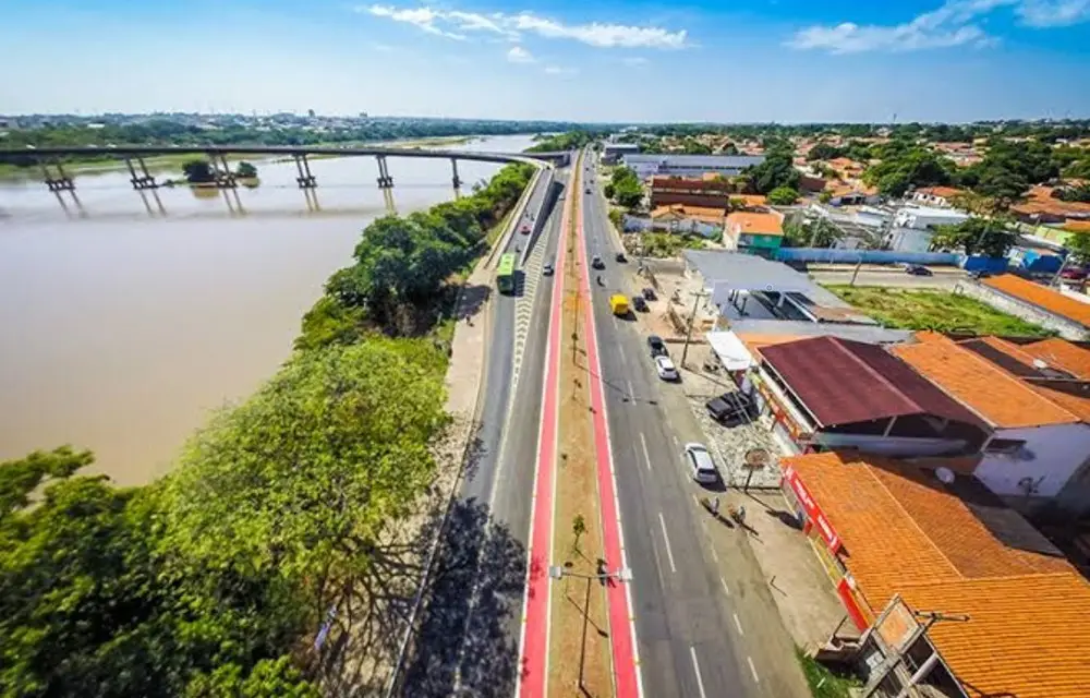 Vista área da cidade de Timon (MA) — Foto: Reprodução