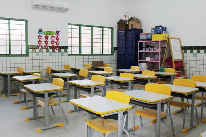 Sala de aula - Divulgação PMT