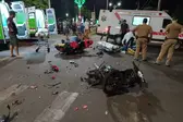 Motos bateram de frente, em Mercedes — Foto: Ponto da Notícia (Foto: G1)