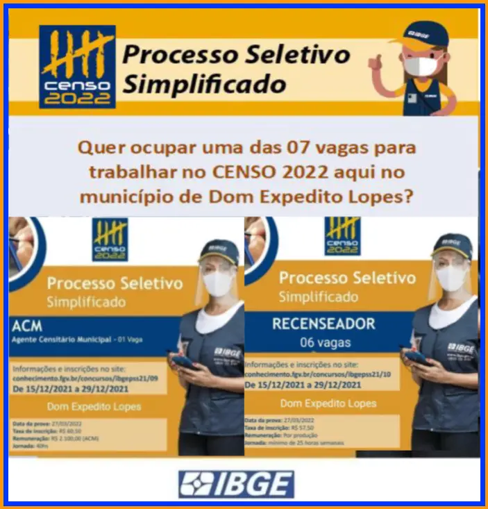 Processo seletivo IBGE