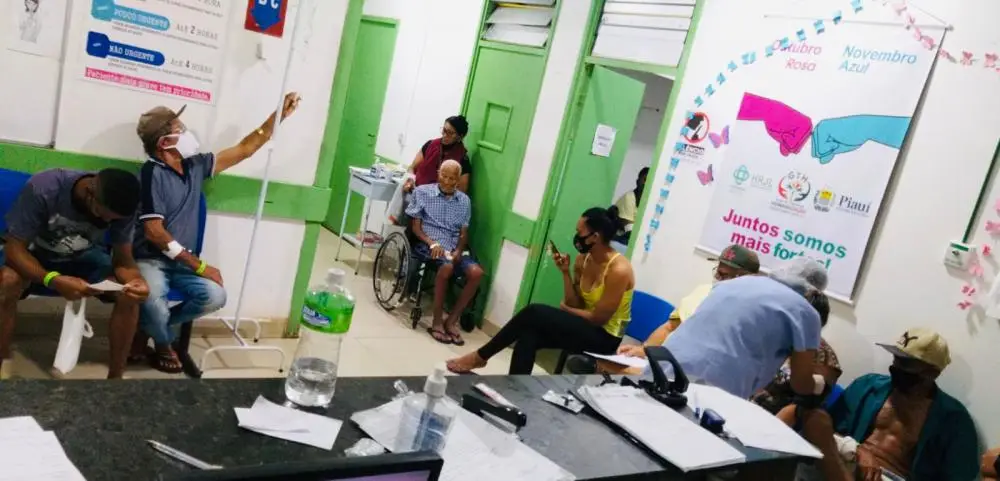 Recepção do Setor de Síndromes Gripais
