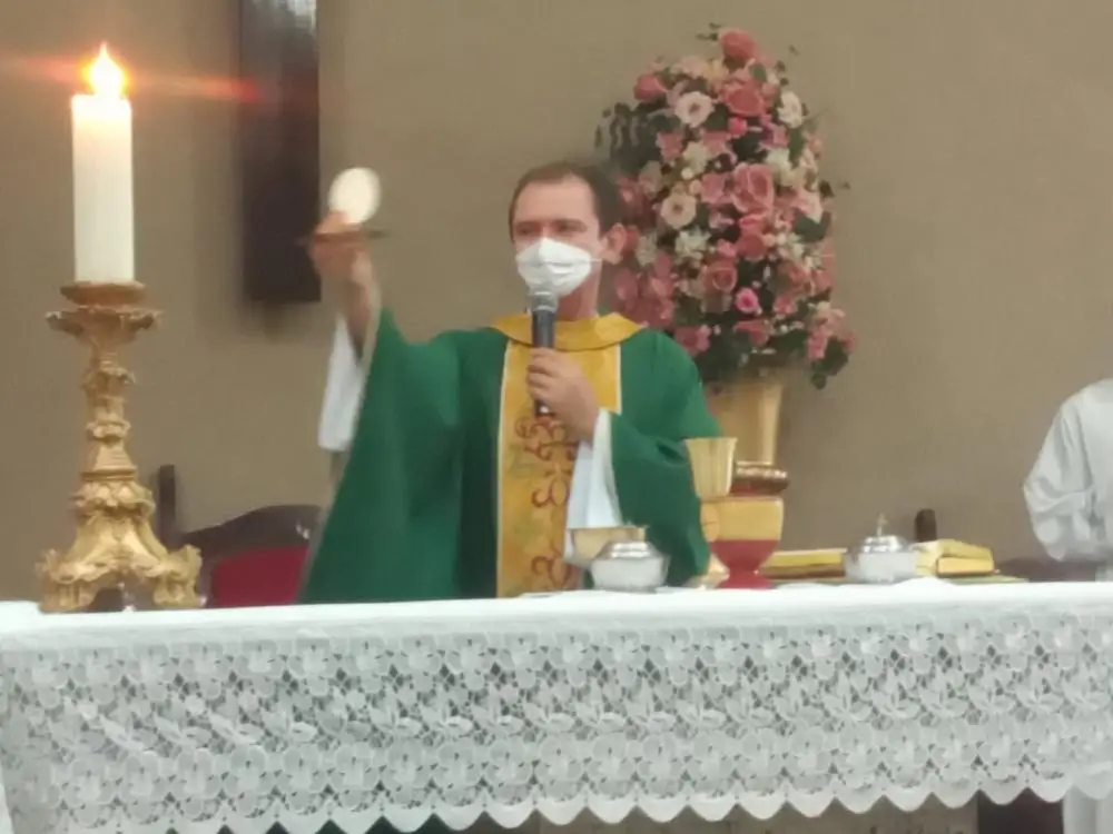 (Padre Sebastião Santos / Foto: Josimar Santana - Pascom-Junco)