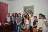 Prefeita Doquinha e assessores com o Deputado Fábio Novo (Foto: Ascom)
