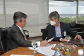 Prefeito com Ministro Ciro Nogueira na Casa Civil (Foto: ASCOM)