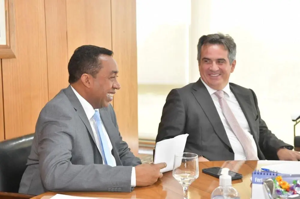 Joel Rodrigues e Ministro Ciro Nogueira - Foto: Ascom