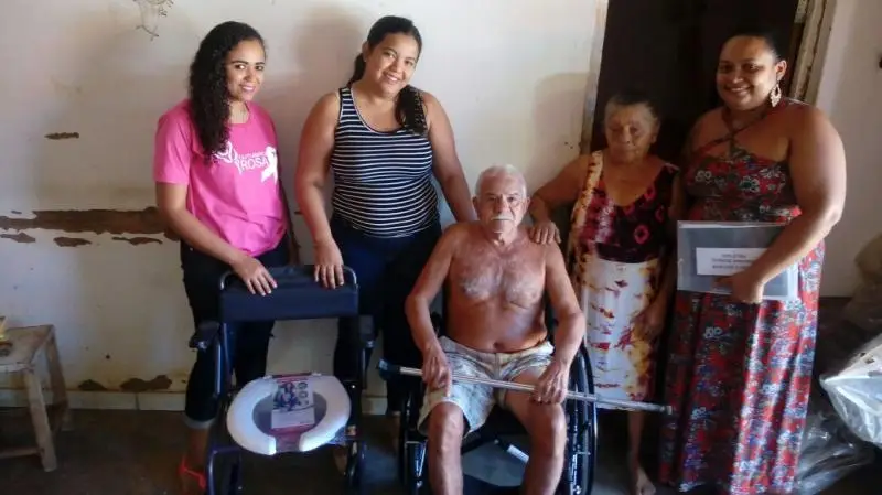 Entraga das cadeiras