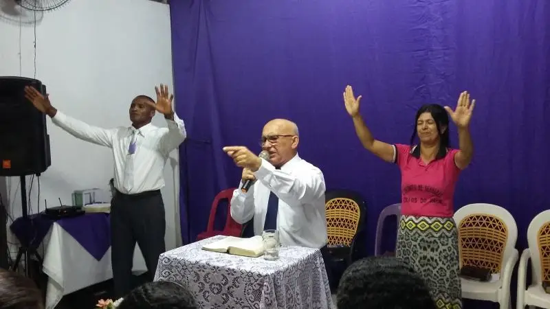 Pastor Josineide Amorim na Igreja Assembléia de Deus