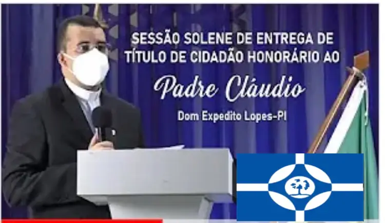 Padre Cláudio recebe Título de cidadão domexpeditolopense