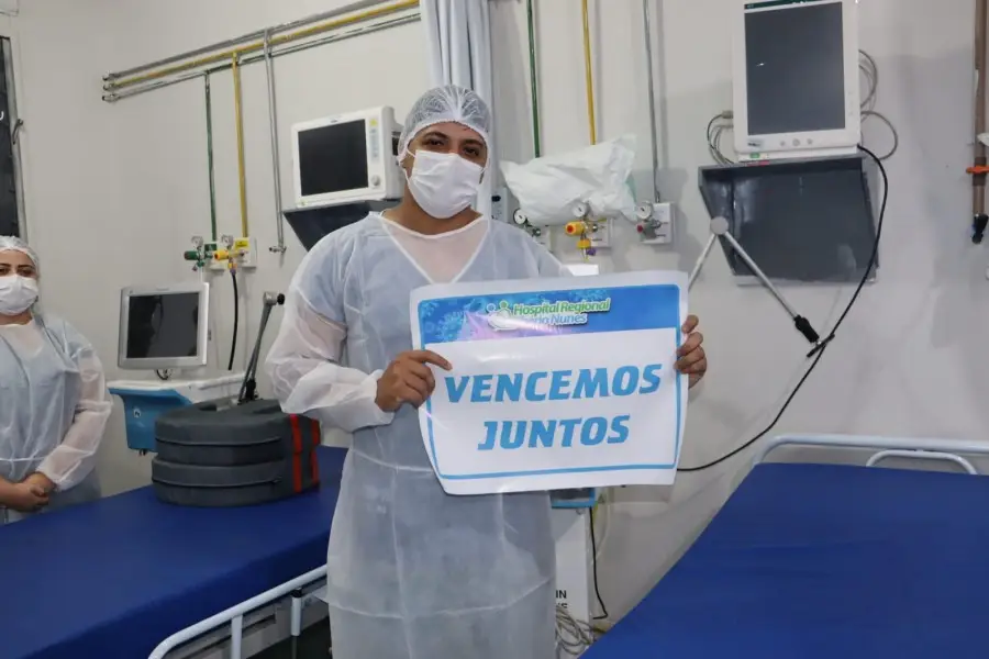 Tibério Nunes fecha setor covid-19 e reafirma parceria com SMS do município