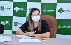 Secretária de saúde de Floriano - Caroline Reis (Foto: Ascom)