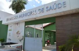 Sede da Secretaria Municipal de Saúde (Foto: Isael Pereira) (Foto: CCOM)