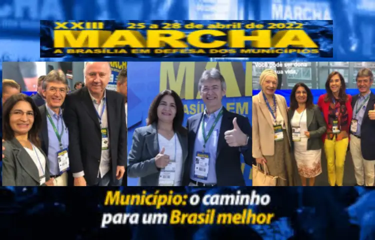 Encerramento da Marcha em Brasília 