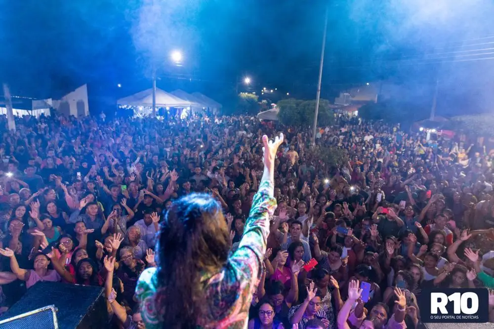 Show da cantora Damares em Jardim do Mulato - Portal R10 