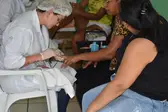 Dia de Beleza foi ofertado a pacientes do CAPS II (Foto: Daniel Holanda) (Foto: CCOM)
