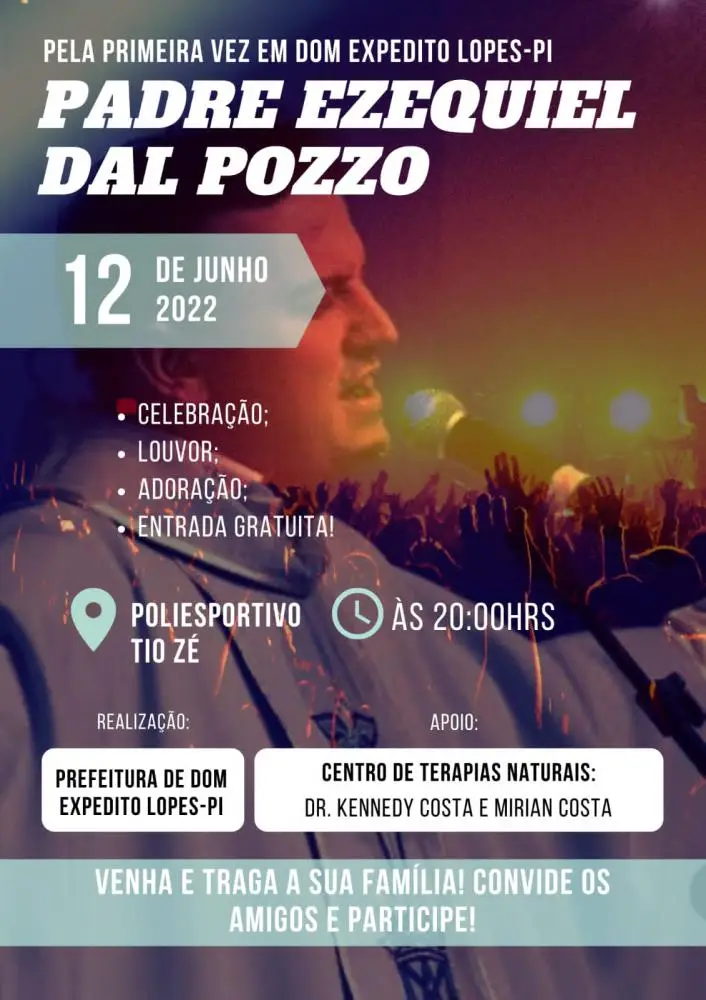 Grande show com Padre Ezequiel Dal Pozzo